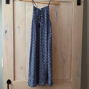 Tommy Bahama Navy and White Sleeveless Dress